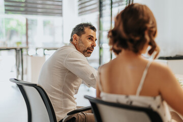 Business Team Discussing Profit Growth and Project Development in an Office Workspace