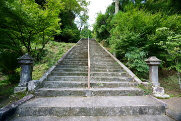 山田の凱旋門の階段風景