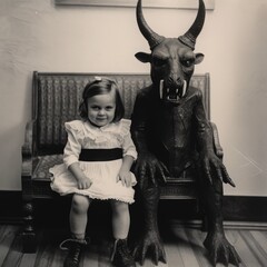 children kids halloween scary vintage photography masks 19th century horror costumes party