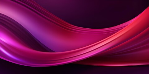 dark purple pink violet magenta fuchsia abstract background. color gradient. geometric shape. line strip angle folded twisted. 3d effect. bright light shine, metallic neon. generative AI