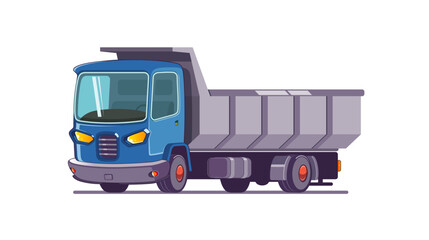 bucket truck transport vector illustration isolated on white background