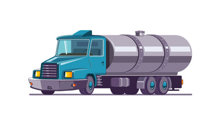 tank truck vector illustration isolated on white background
