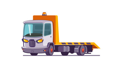 tow truck vector illustration isolated on white background