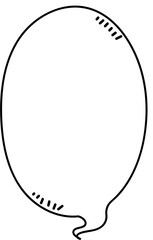 Black and white speech bubble balloon icon sticker memo keyword planner text box banner, flat png transparent element design
