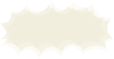 Colorful pastel yellow color speech bubble balloon icon sticker memo keyword planner text box banner, flat png transparent element design