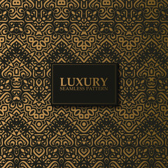 luxury dark seamless pattern background