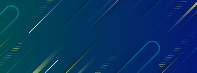 Banner background. Colorful. Dark blue. Slash. Bright color. Memphis abstract. eps 10