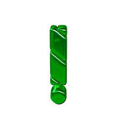 Symbol made of diagonal green blocks