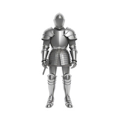 Fototapeta premium a knight armor generative ai illustration
