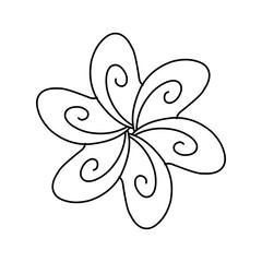 Flower Line Icon 