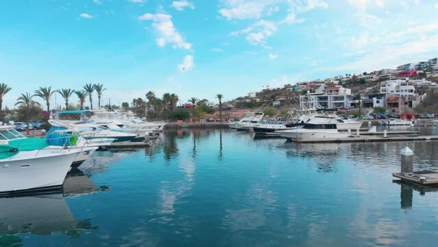 Toma de Drone de la Marina de San Carlos Sonora M&eacute;xico