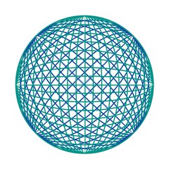 Globe isolated white 