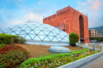 Nagasaki, Japan - Nov 29 2022:  Nagasaki Atomic Bomb Museum is a remembrance to the atomic bombing...