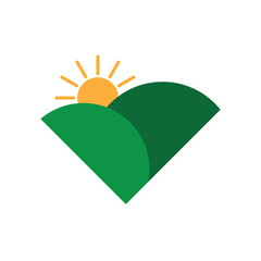 Agriculture icon design template isolated illustration