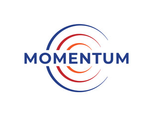Simple Momentum Ripple Wave Logo Design Template