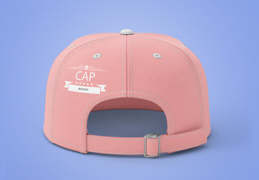 Cap Mockup with Metal Buckle Closure