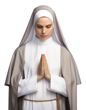 recommend clip art: Nun Praying Isolated on Transparent Background
                    