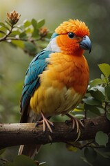 Obraz premium Birds in defferent color
