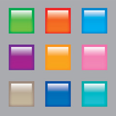 clear button with blue color design