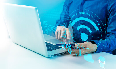 The advancement of WiFi security technology, working from home while communicating via wifi
