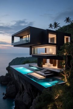pool in a resort