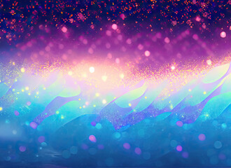 Sky Glitter background with galaxy stars and blue cloud 46184