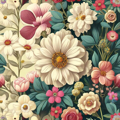 花柄のイラスト１０