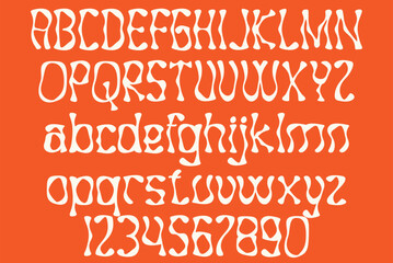 Zeminious is alphabet display font