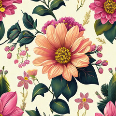 花柄のイラスト５