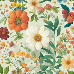 花柄のイラスト４