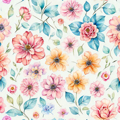 花柄のイラスト３