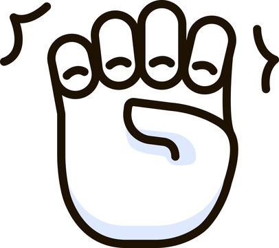 claw hand icon emoji sticker