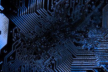 Abstract,close up of Mainboard Electronic background.
(logic board,cpu motherboard,circuit,system board,mobo)