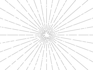 Fototapeta premium 背景素材 透過 漫画・コミック風 注目 波線 集中線