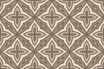 Seamless abstract geometric shape pattern