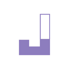 Monogram design vector logo. Monogram initial letter mark J logo design. Monogram design vector logo. Monogram initial letter mark J logo design simple J monogram