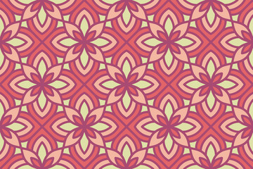 Seamless abstract geometric shape pattern