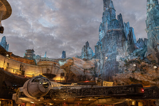 Disney's Star Wars: Galaxy's Edge Theme Park at Walt Disney World Resort in Orlando, Florida, Batuu East
