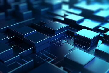 Blue Abstract Background Illustration