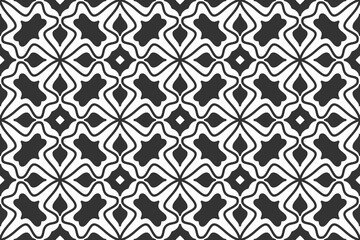 Seamless abstract geometric shape pattern