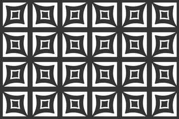 Seamless abstract geometric shape pattern