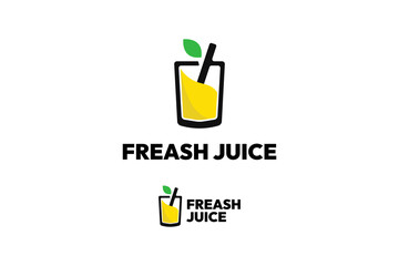 Fresh Juice logo designs concept vector, Sweet Drink logo symbol