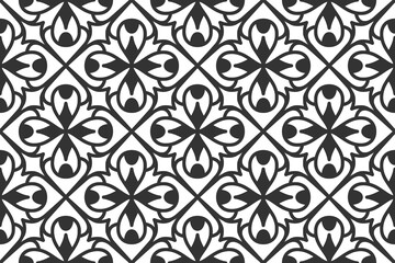 Seamless abstract geometric shape pattern