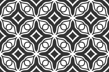 Seamless abstract geometric shape pattern
