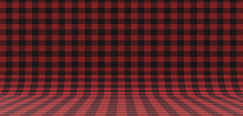 Curved background striped empty scene simple stage backdrop 3d illustration