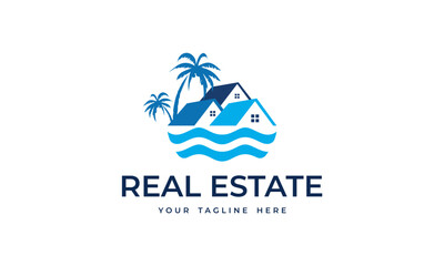 Vector real estate logo template
