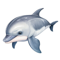 Dolphin Watercolor
