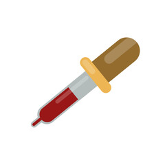 syringe with blood