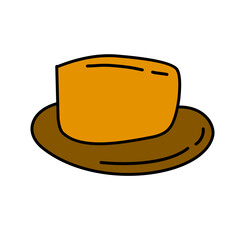 man hat vector element