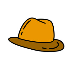 man hat vector element